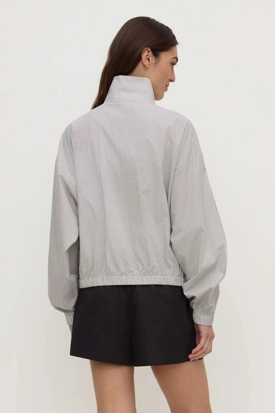 Phoenix Cotton Jacket | Micro Check