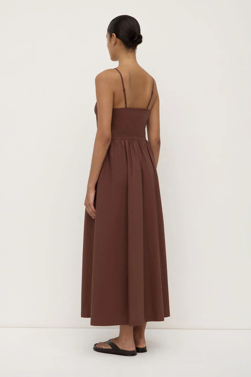 Posie Midi Dress |  Espresso