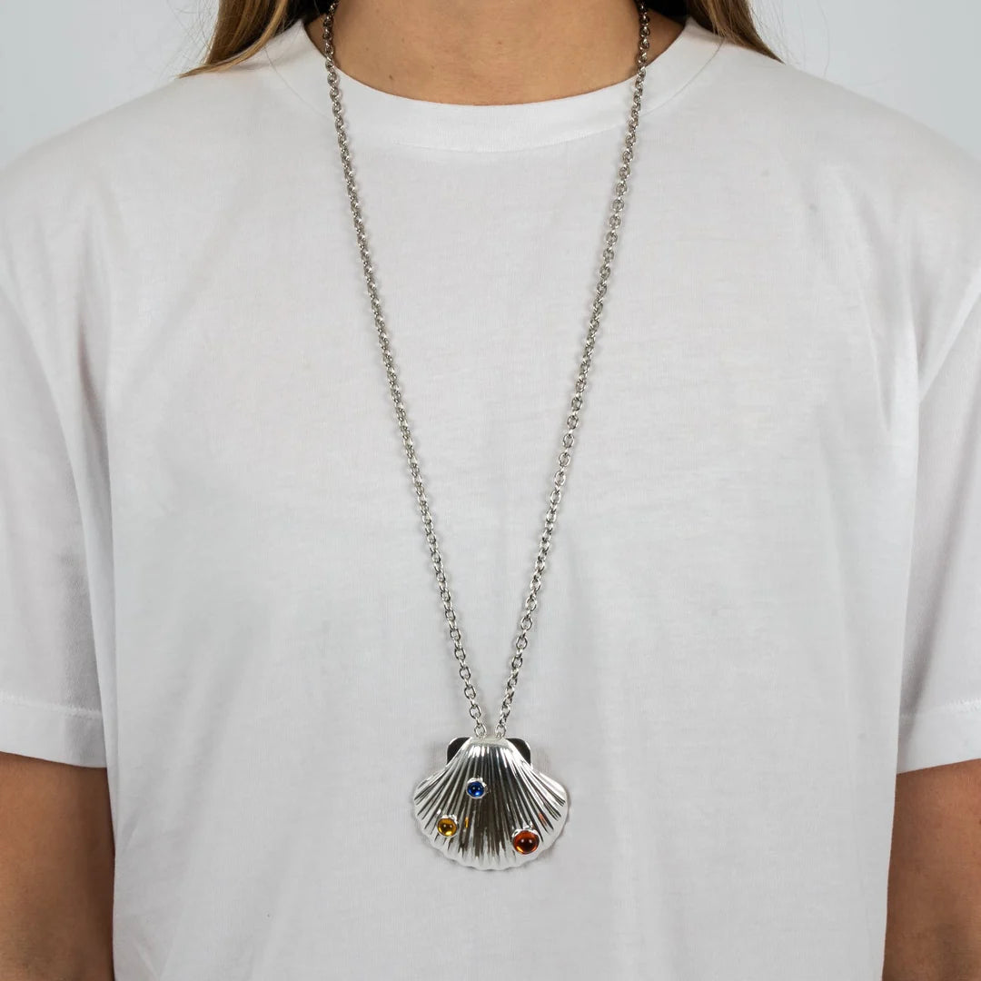 Petra Necklace | Silver