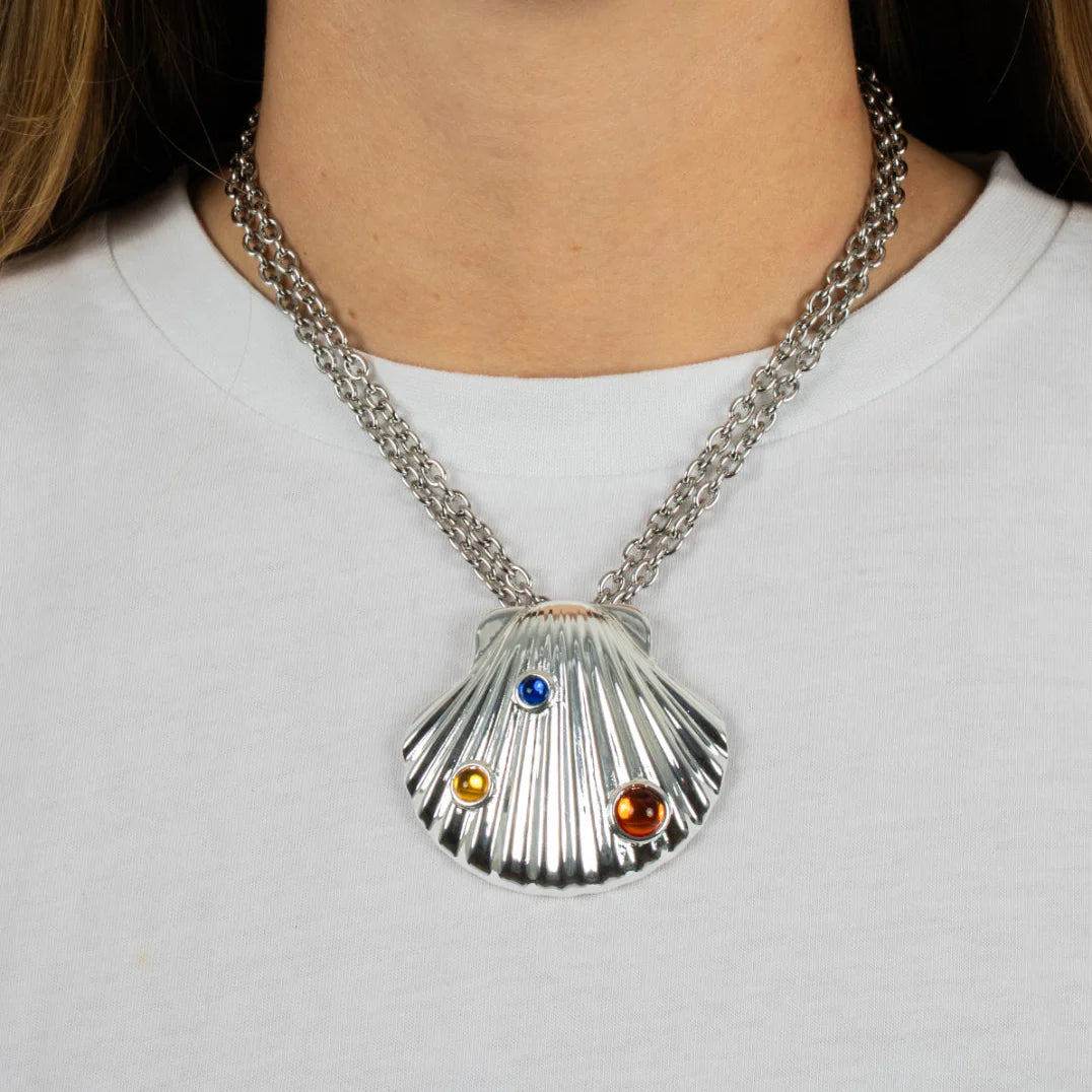 Petra Necklace | Silver