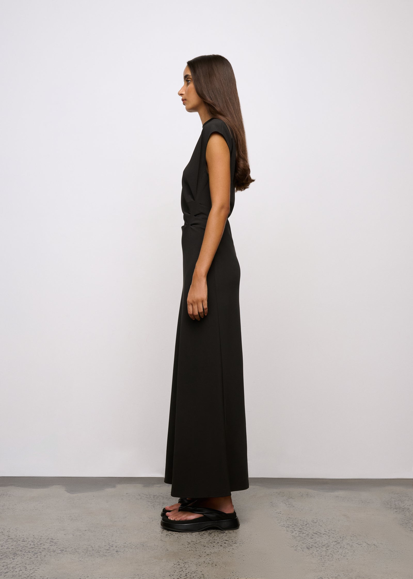 Raef Midi Dress | Black