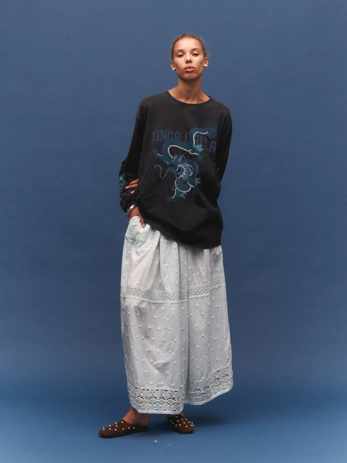 Rex Dragon Roses LS Tee