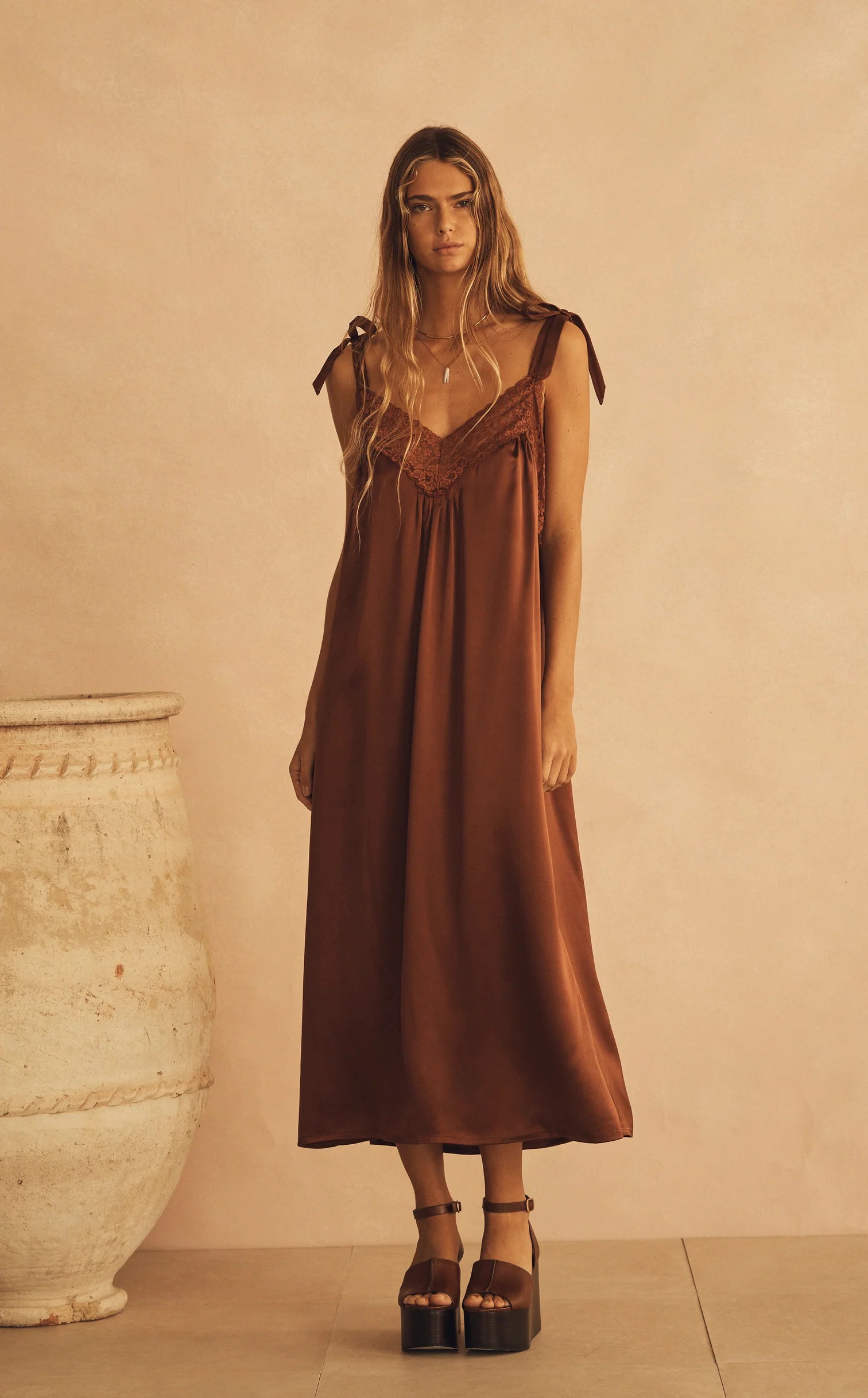 Roma Di Sera Silk V Slip