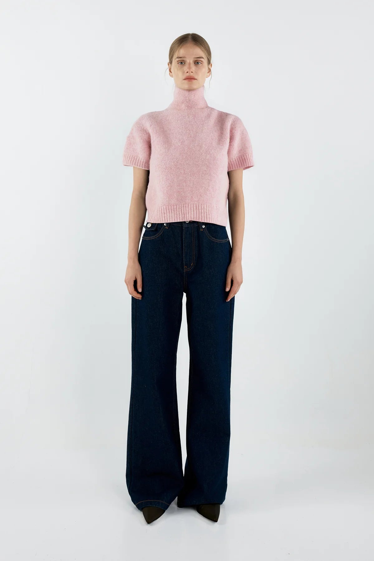 Giselle Short Sleeve Tunic Top | Pink