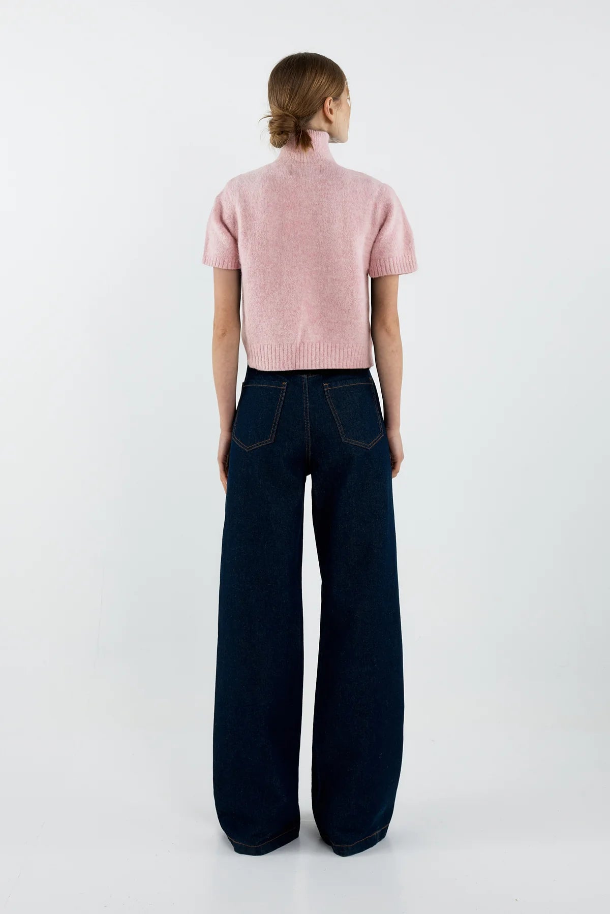 Giselle Short Sleeve Tunic Top | Pink