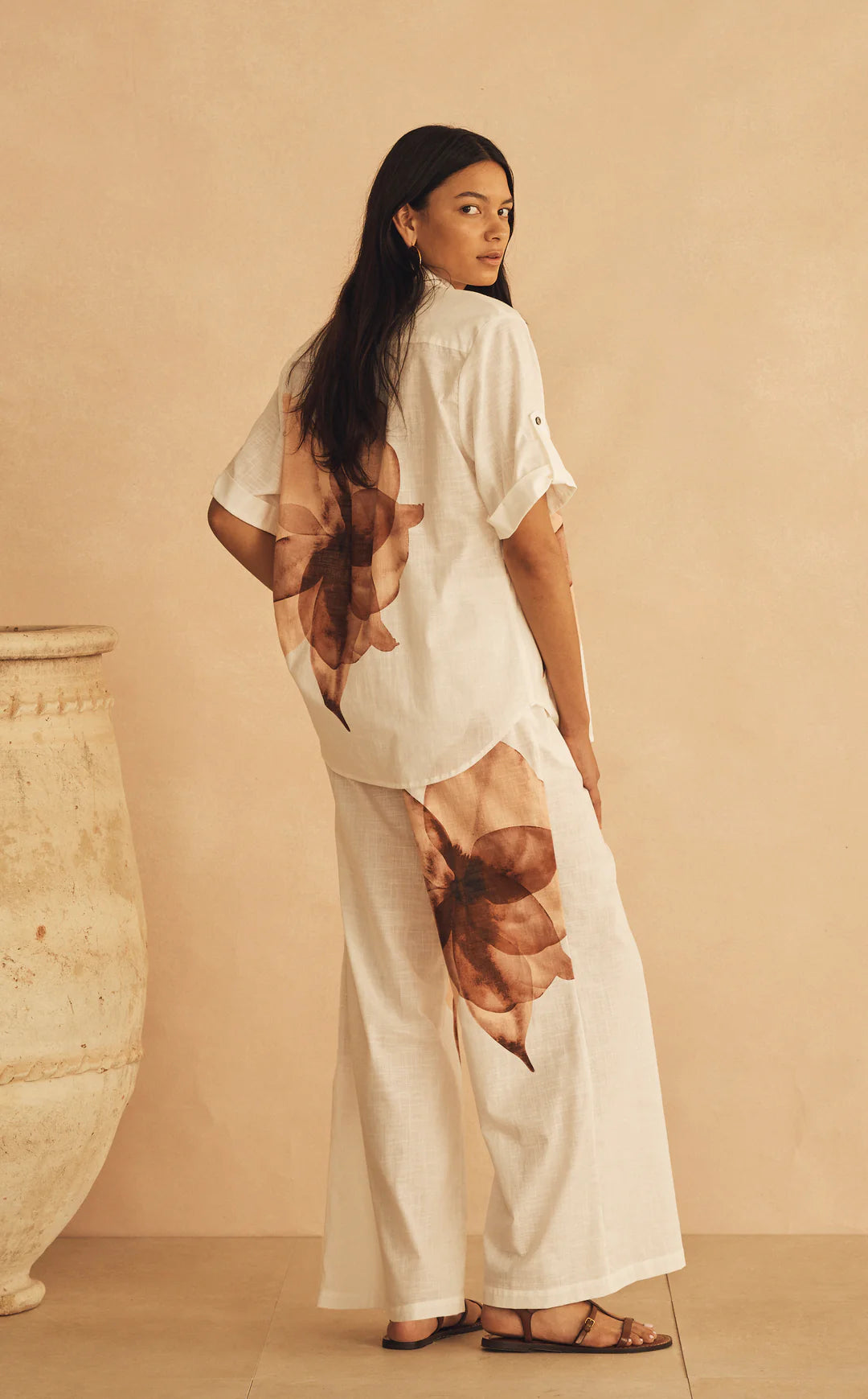 Stillsta Gathered Wide Leg Pant