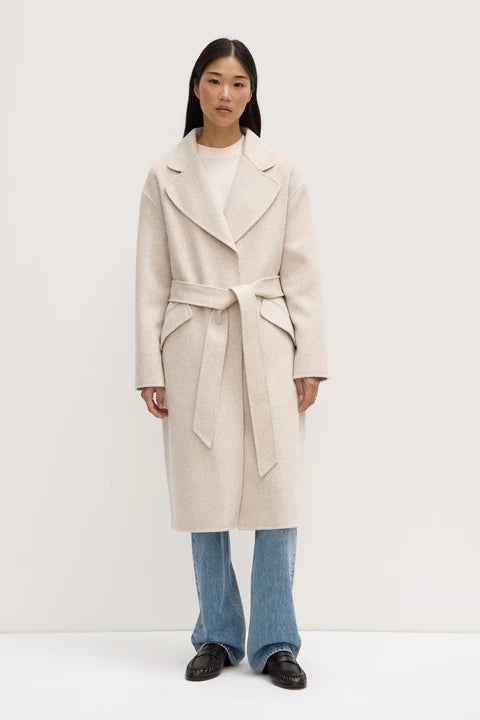 Sadie Coat | Oat Marle