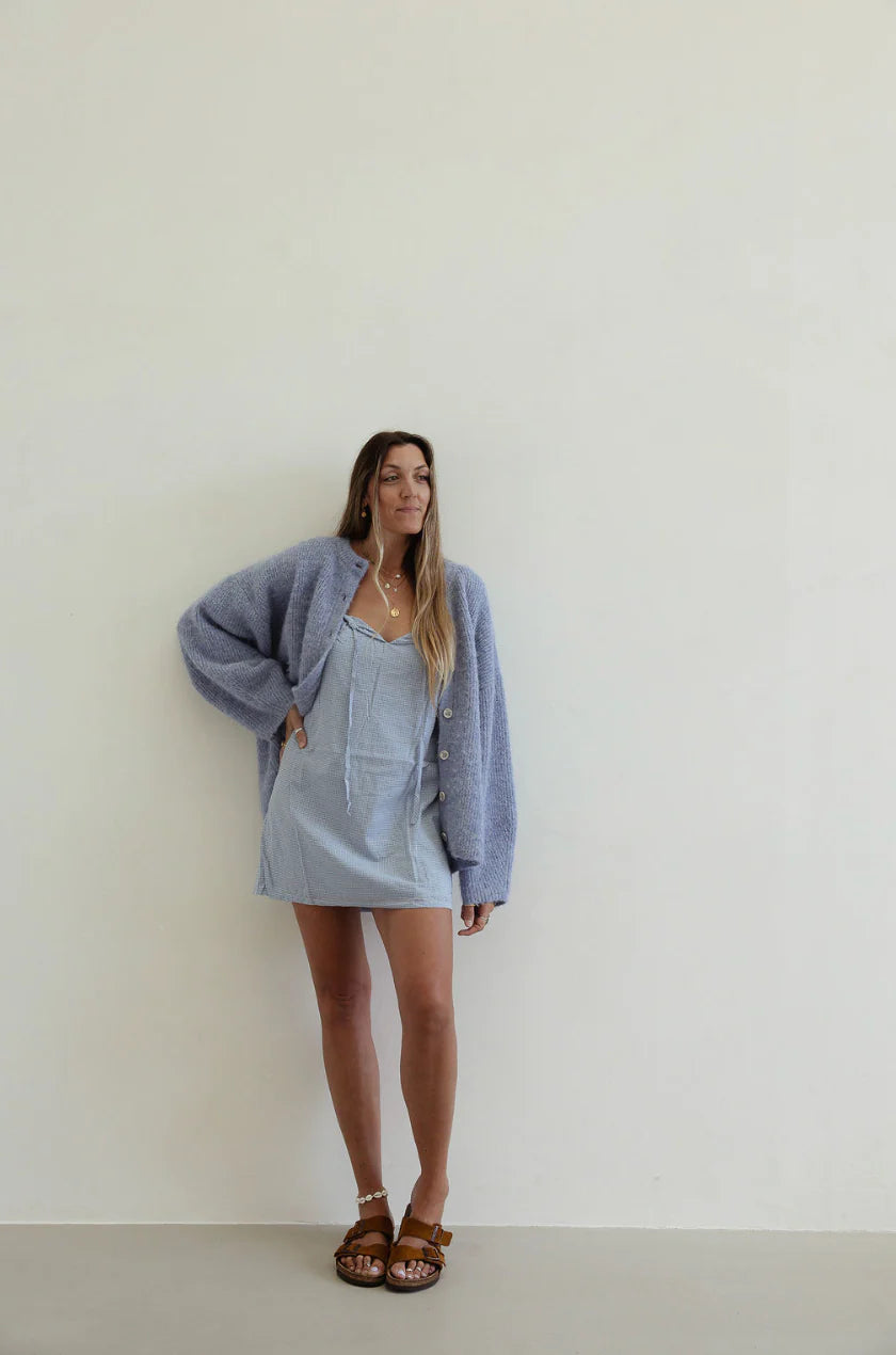 Sienna Knit - Dusty Blue