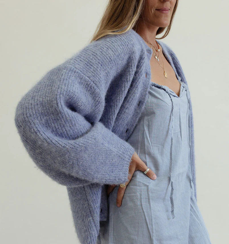 Sienna Knit - Dusty Blue