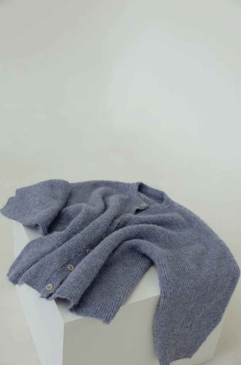 Sienna Knit - Dusty Blue
