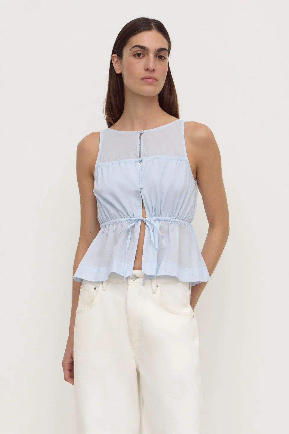 Suzie Top | Powder Blue