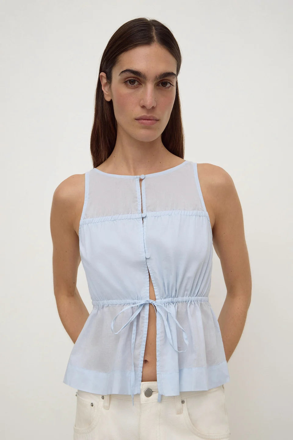 Suzie Top | Powder Blue