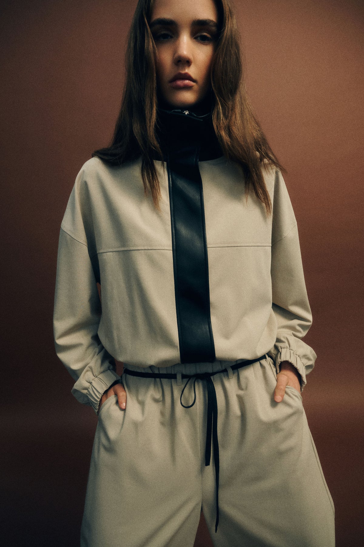 Tove Bomber | Sage & Black