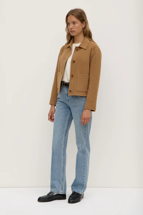 Tasmin Wool Jacket | Camel
