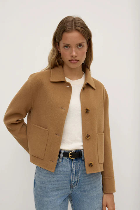 Tasmin Wool Jacket | Camel