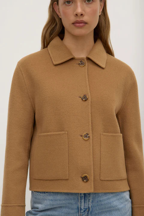 Tasmin Wool Jacket | Camel