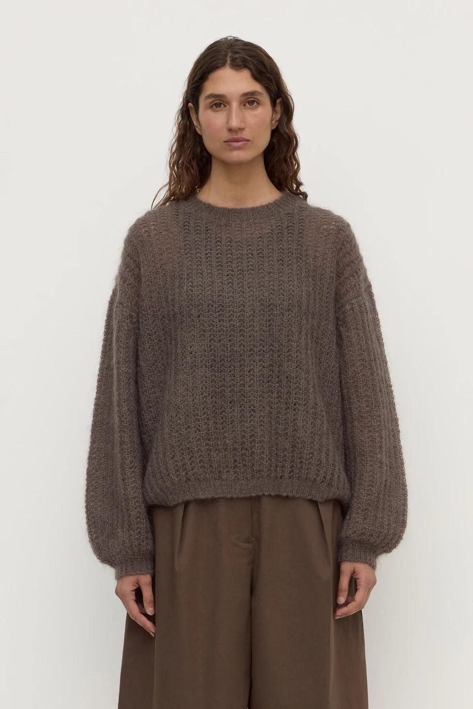 Tulsar Mohair Knit | Bark