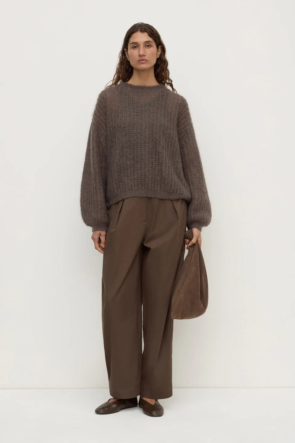 Tulsar Mohair Knit | Bark