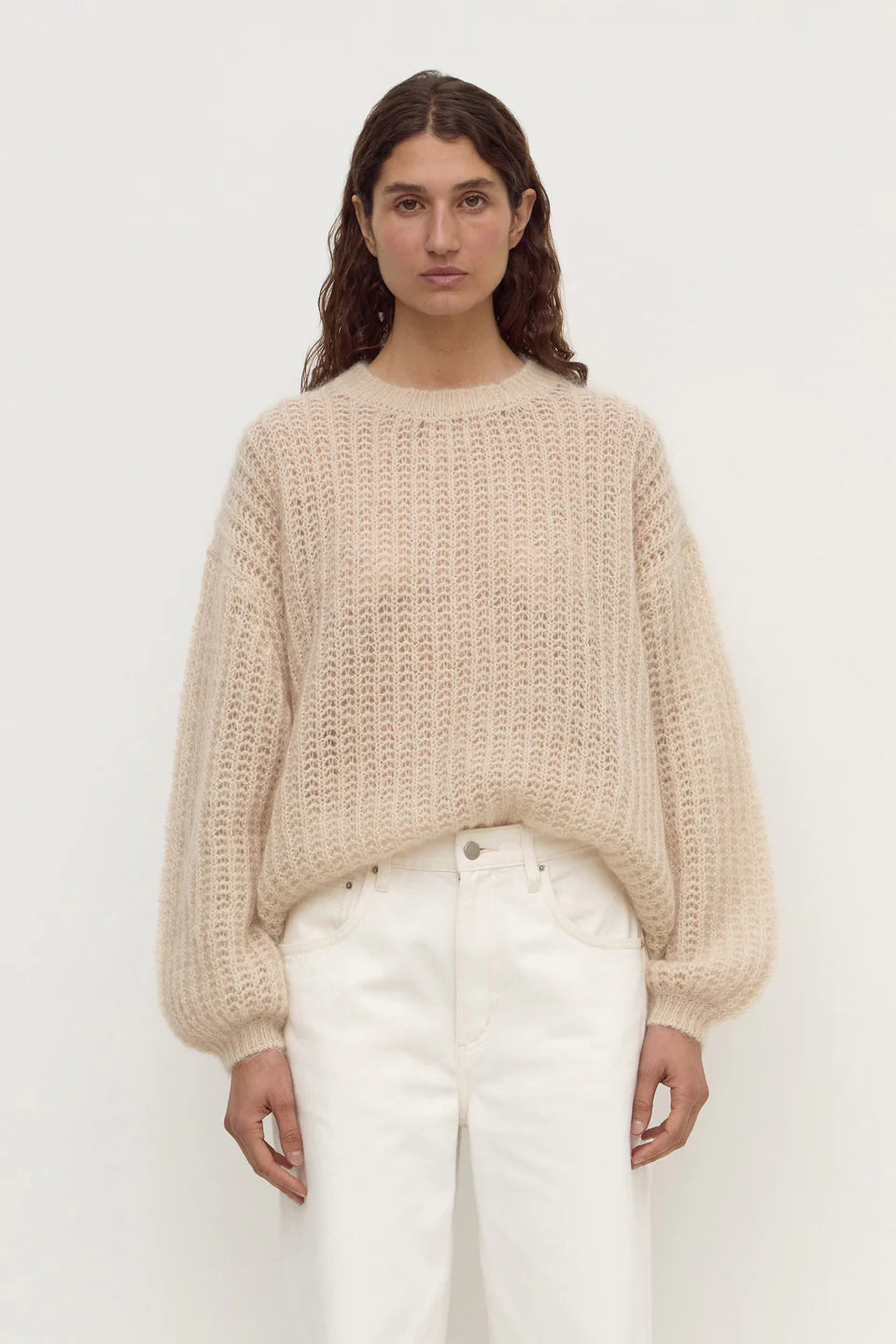 Tulsar Mohair Knit | Champagne