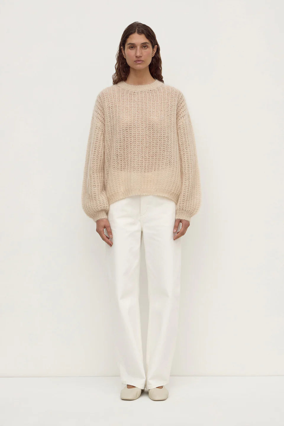 Tulsar Mohair Knit | Champagne