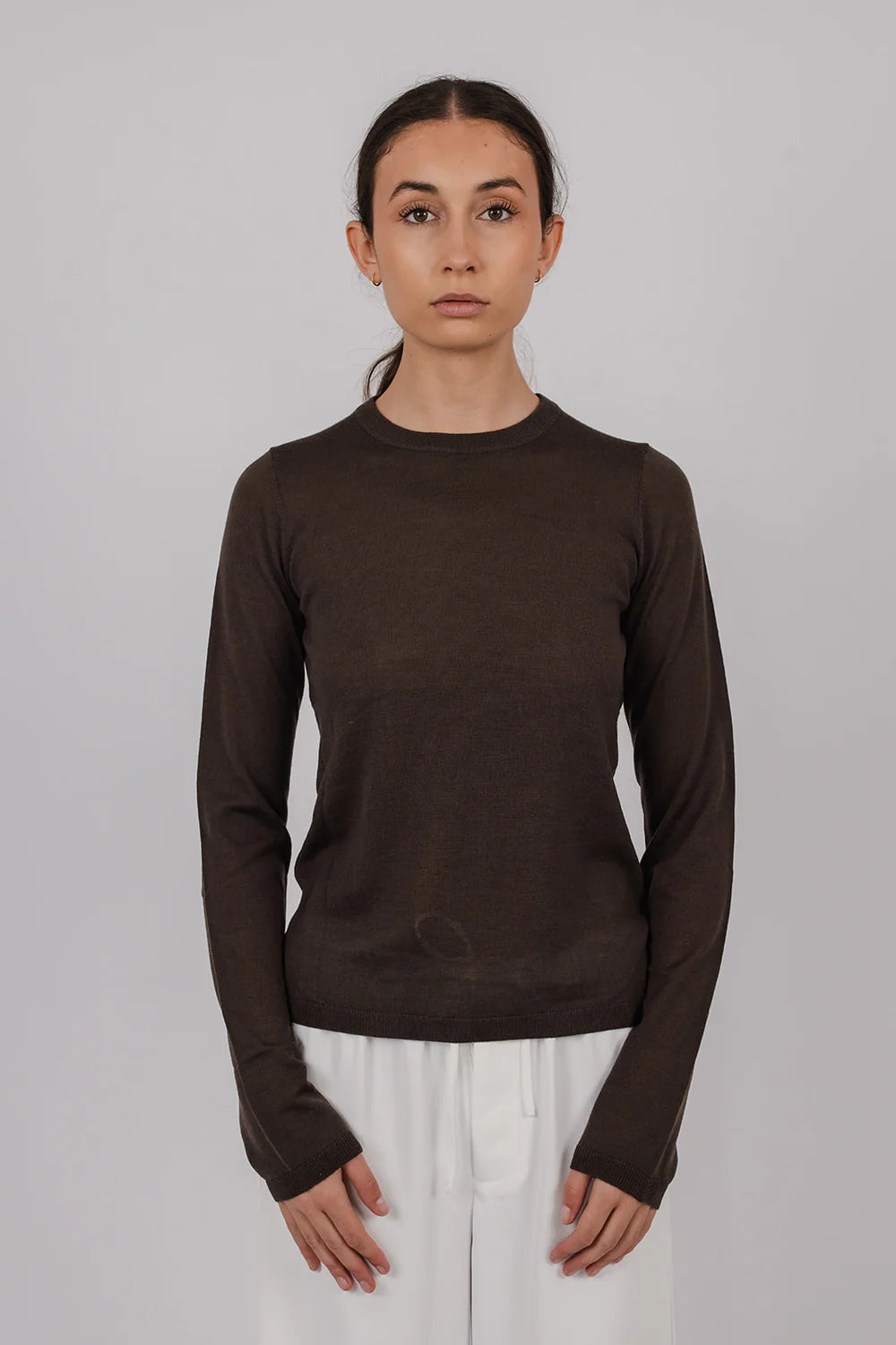 Sam in Fine Merino | Chocolate