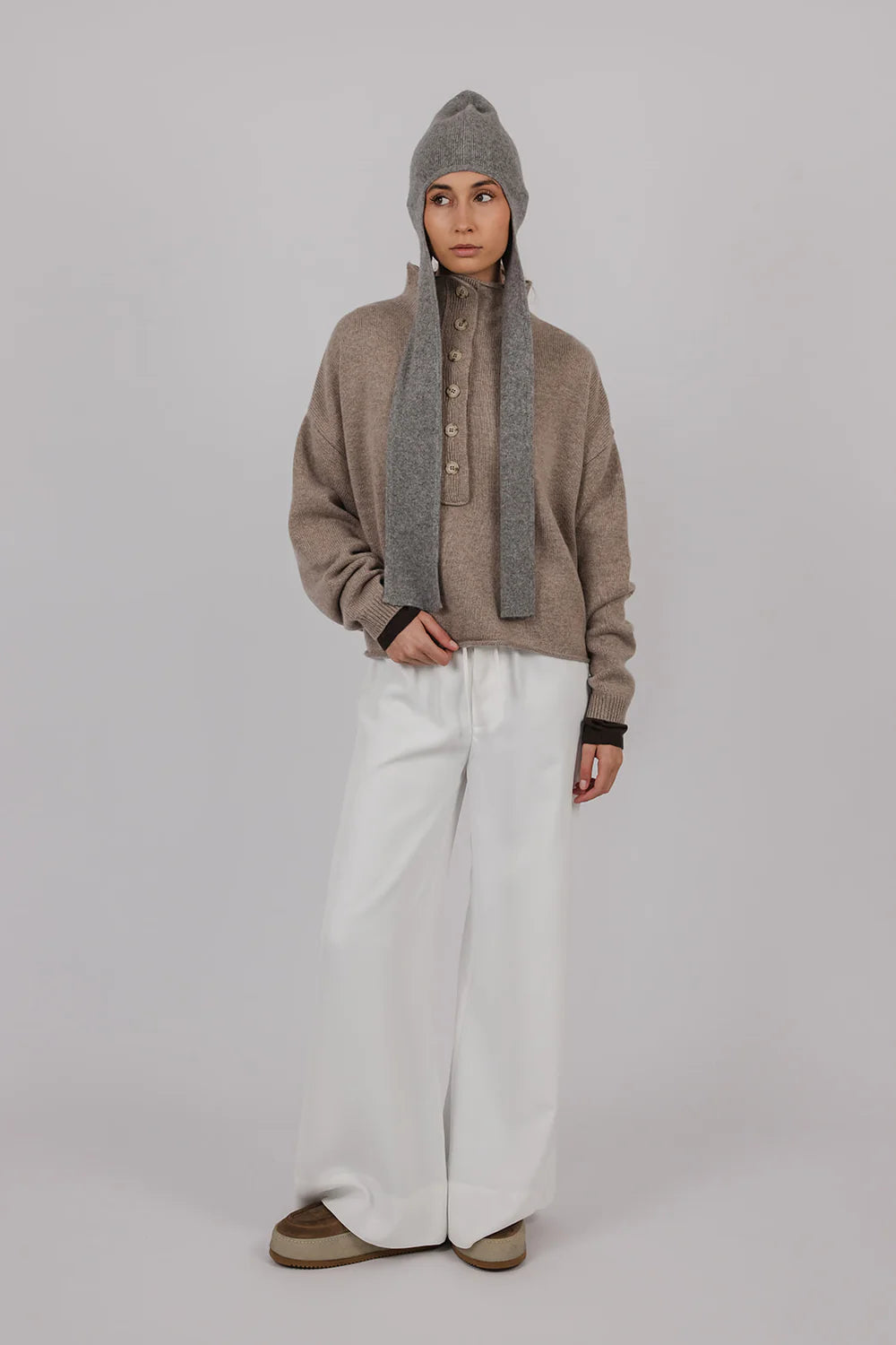 Hilary Cashmere and Wool | Brown