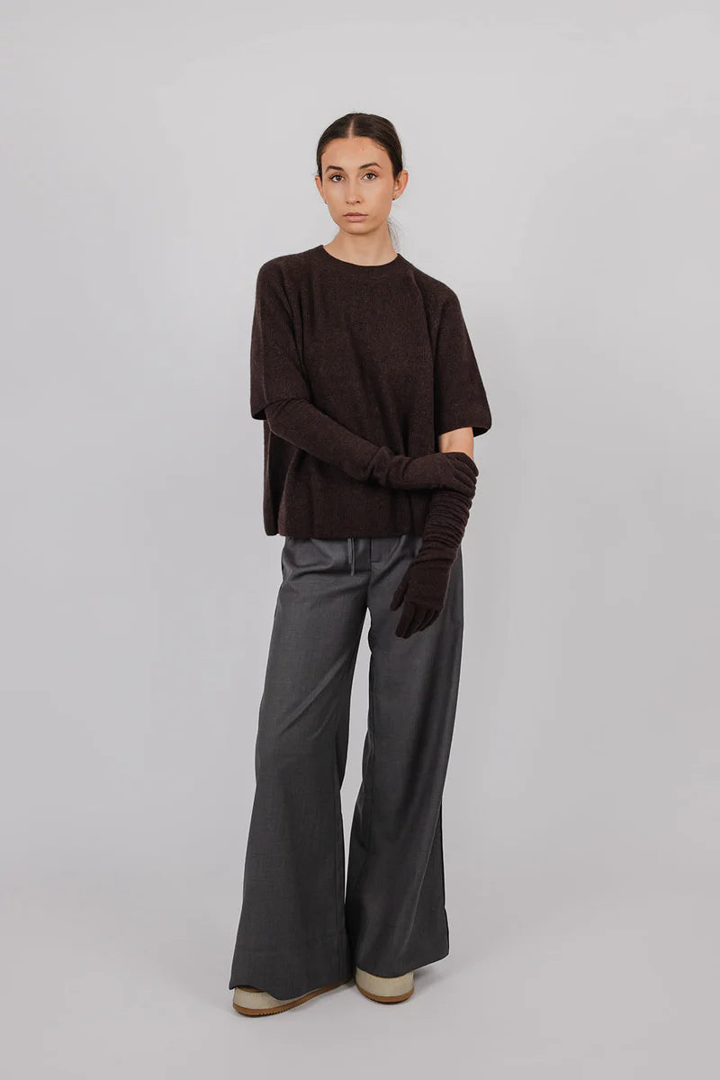 Viv Cashmere Gloves | Chocolate