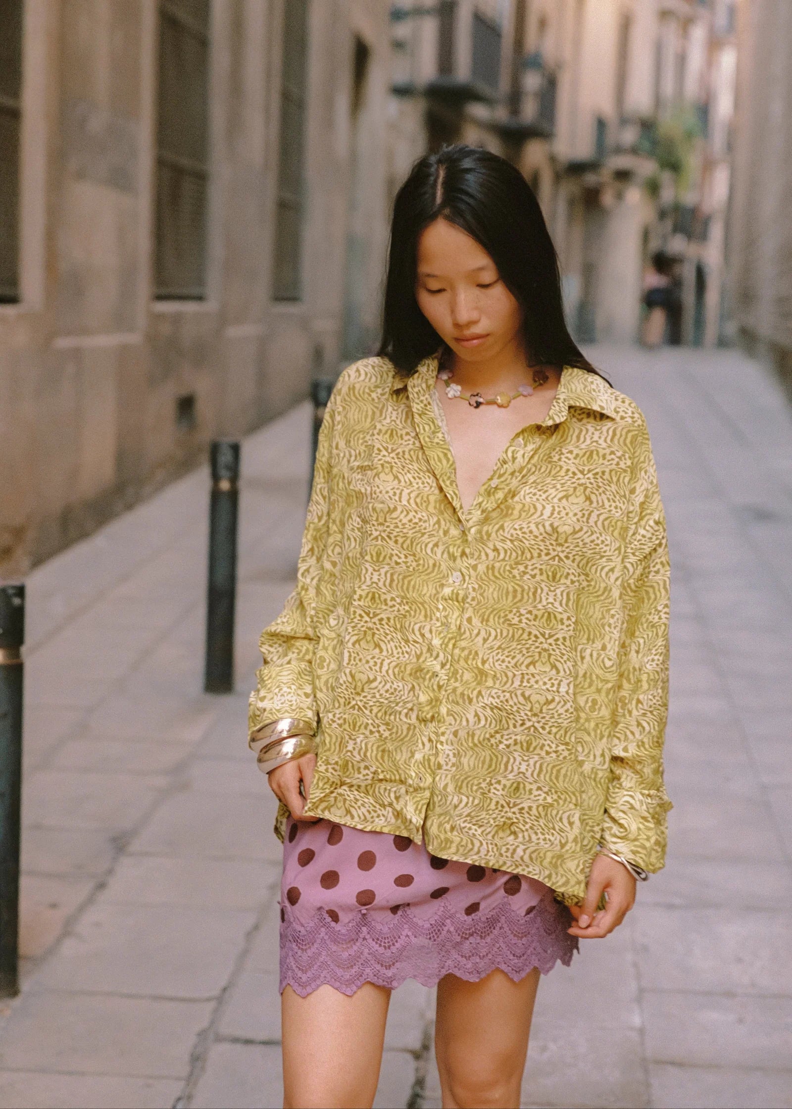 Viper Dorato Shirt | Pistachio
