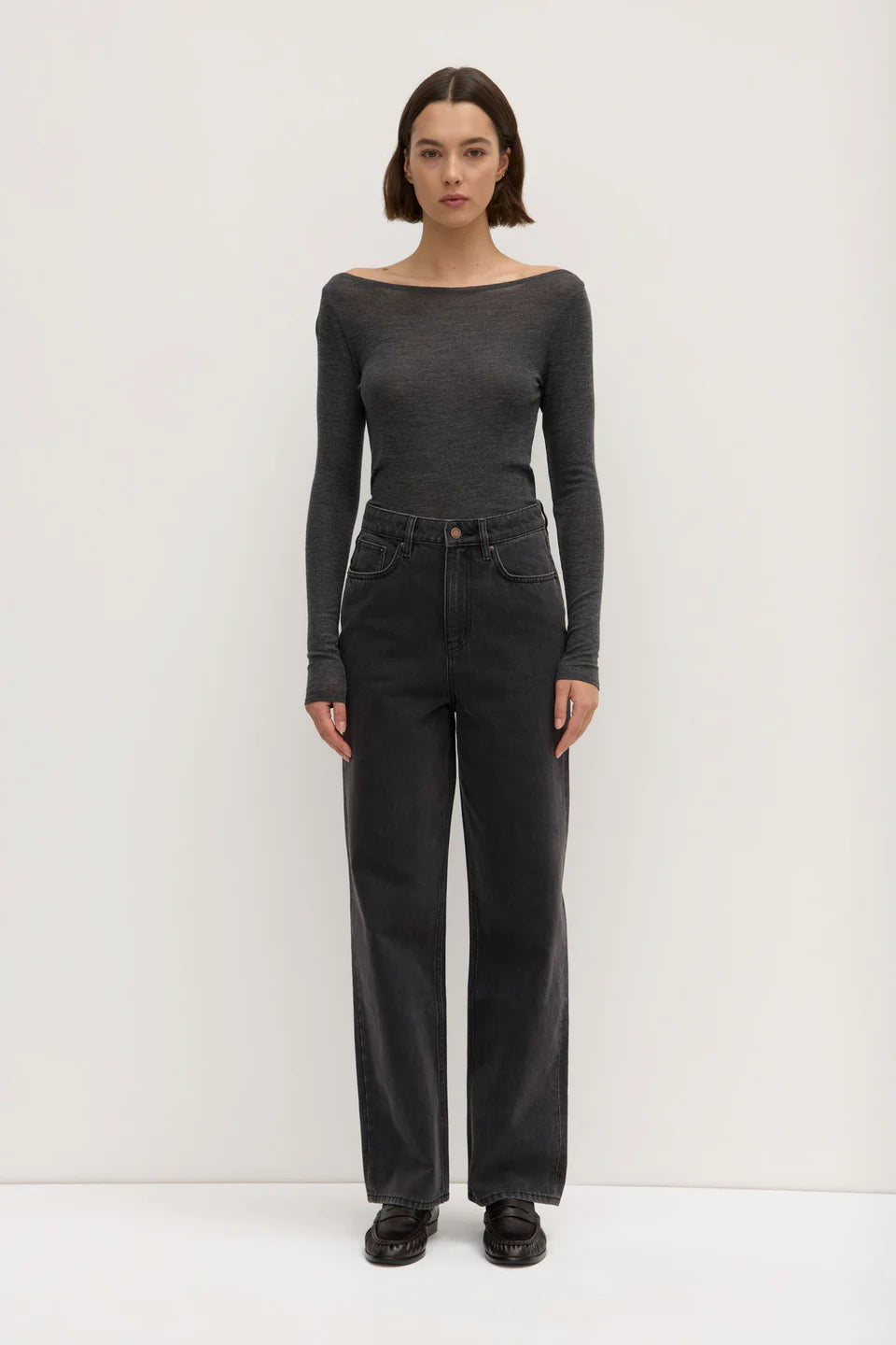 Vintage Straight Jean | Vintage Black