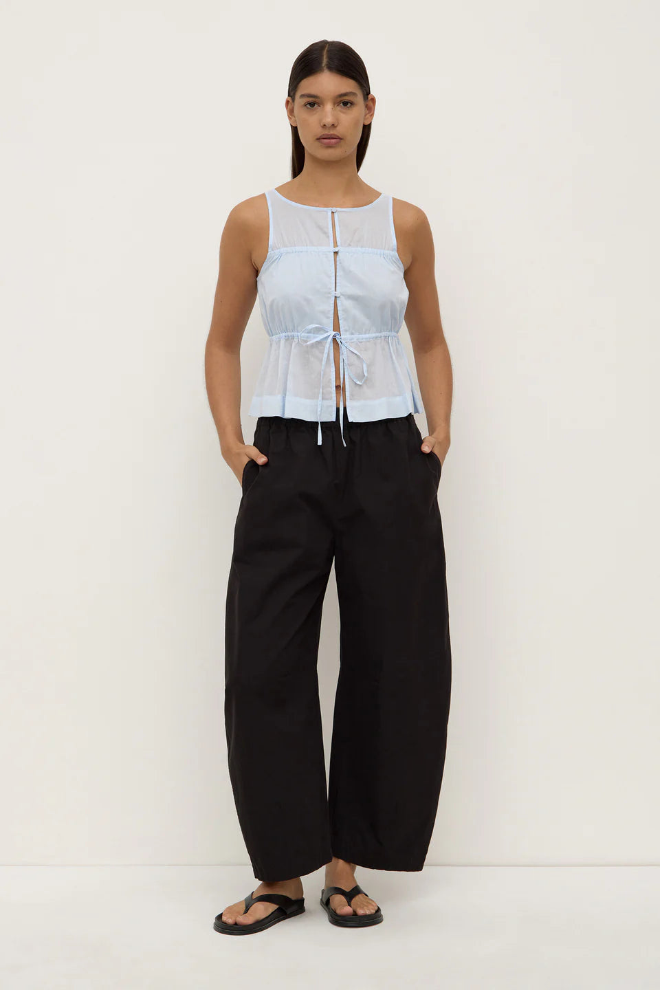 Lola Barrel Pant | Black