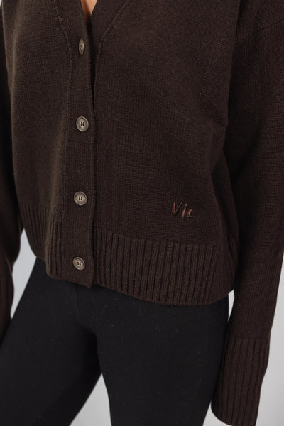 Cardigan | Chocolate