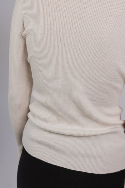 Henley top | Cream