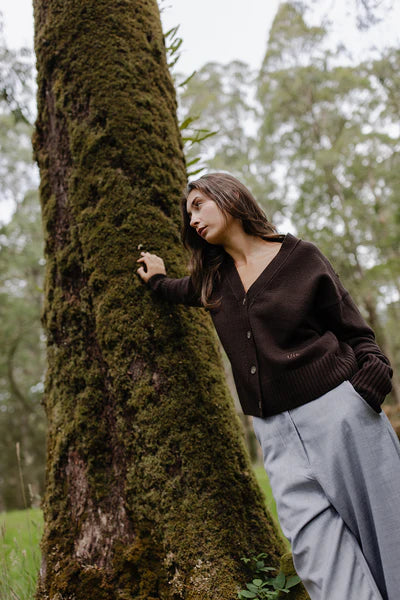 Cardigan | Chocolate