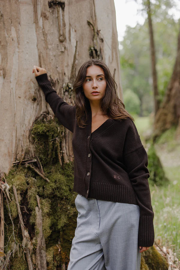 Cardigan | Chocolate