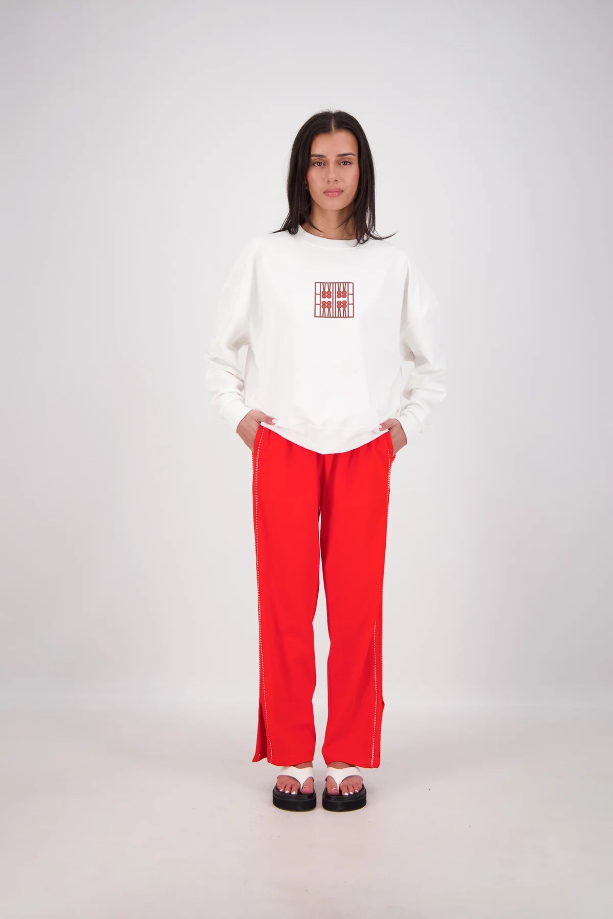 Back Home Sweatshirt | White