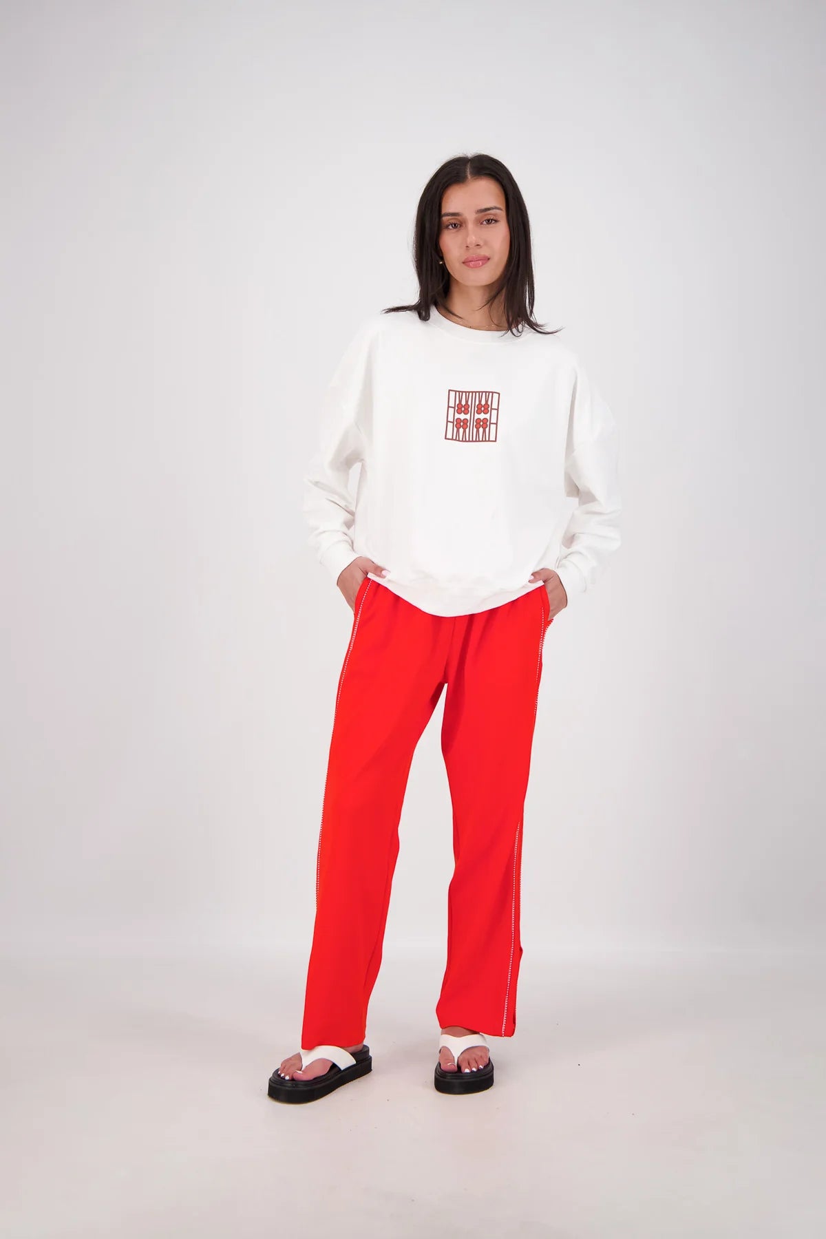 Back Home Sweatshirt | White