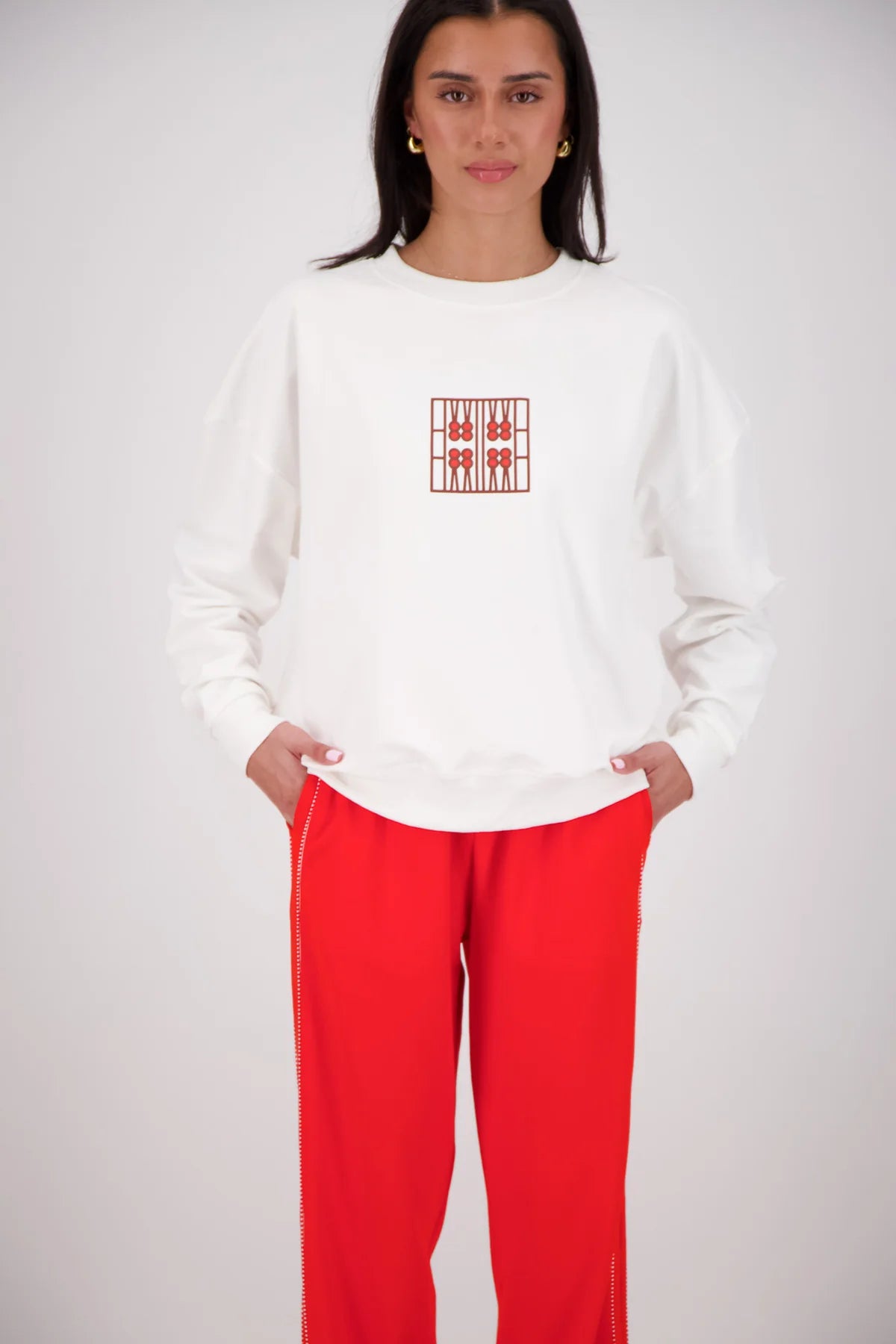 Back Home Sweatshirt | White