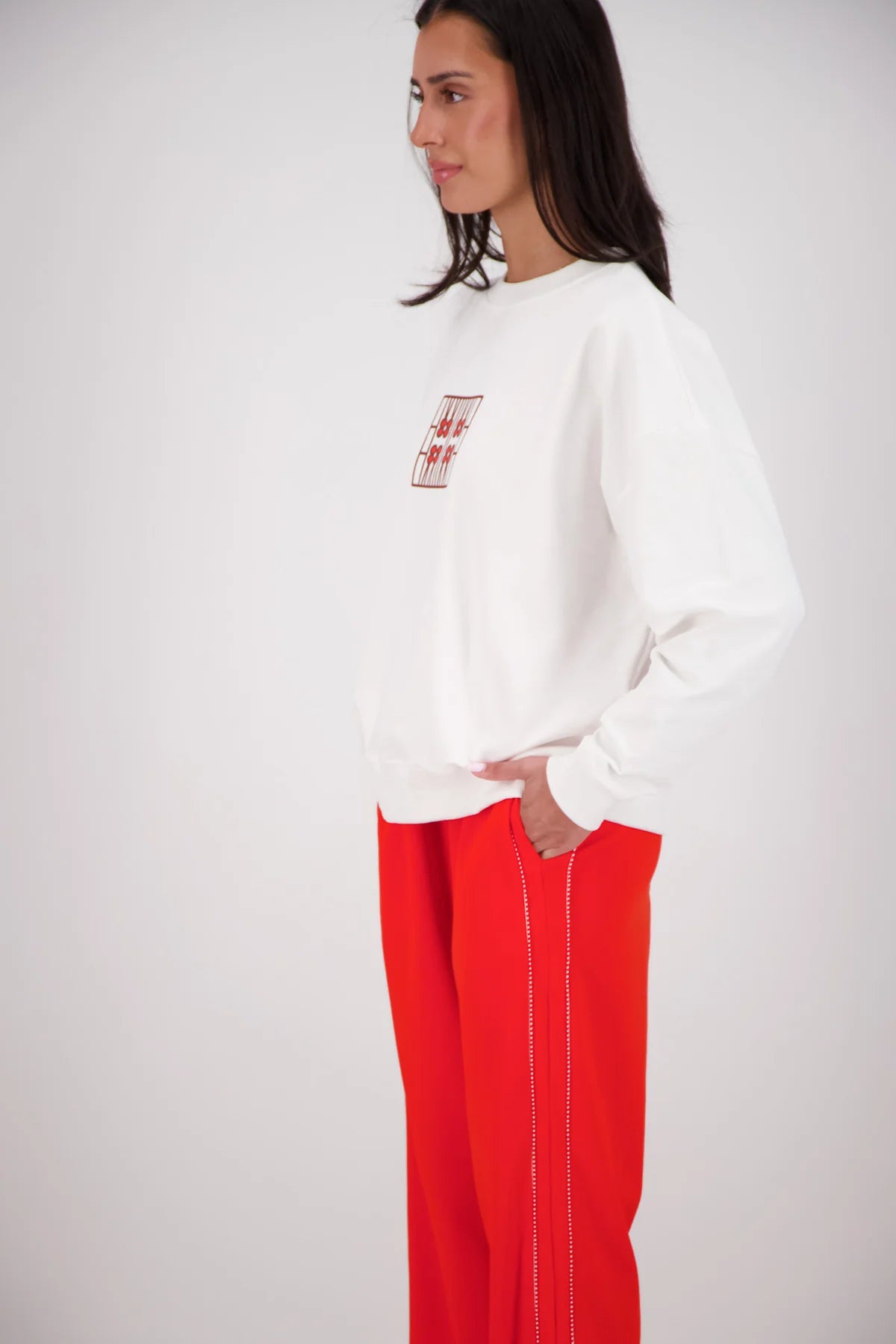 Back Home Sweatshirt | White