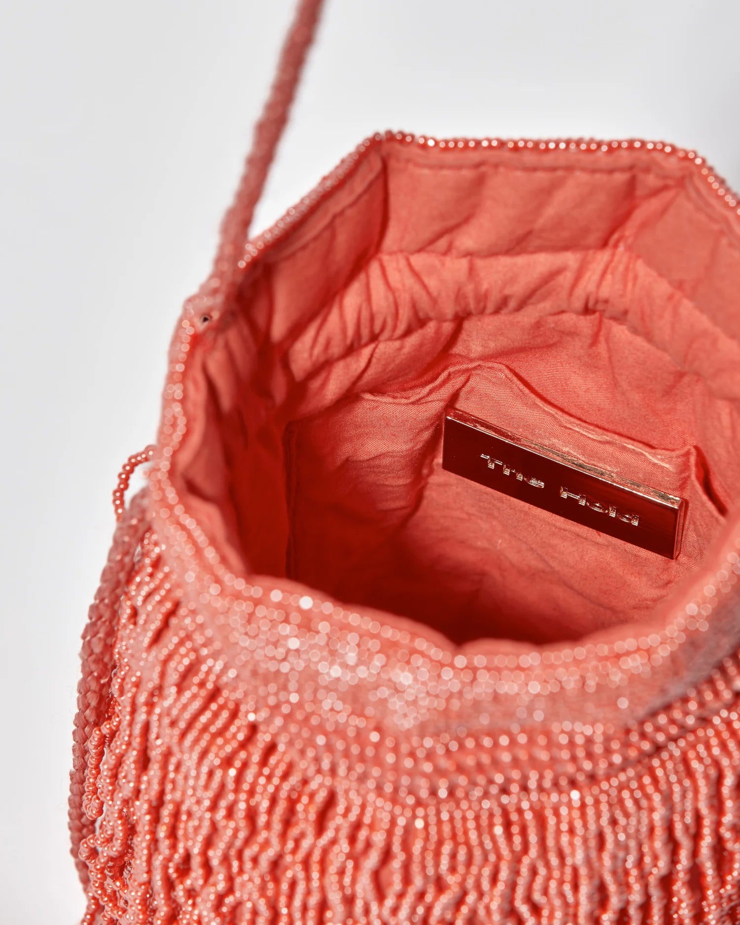 Vela Tassel Bag | Coral