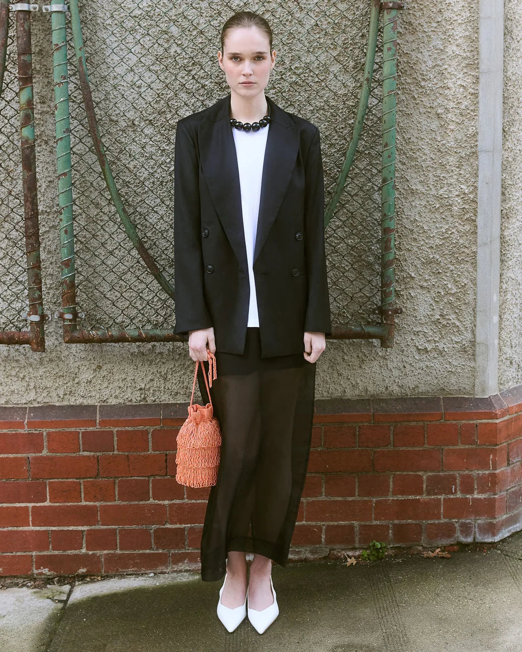 Vela Tassel Bag | Coral