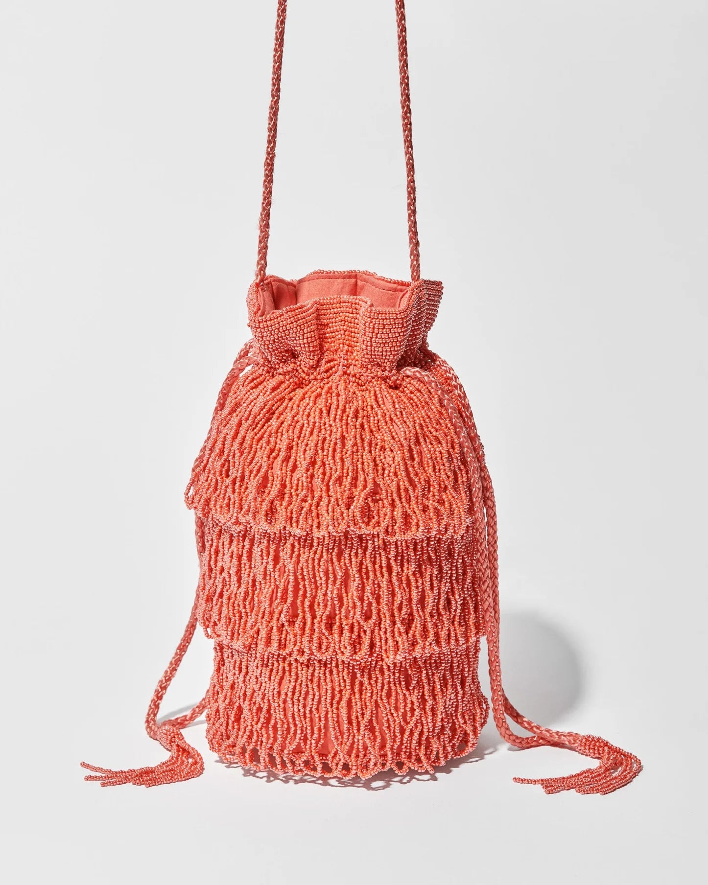 Vela Tassel Bag | Coral
