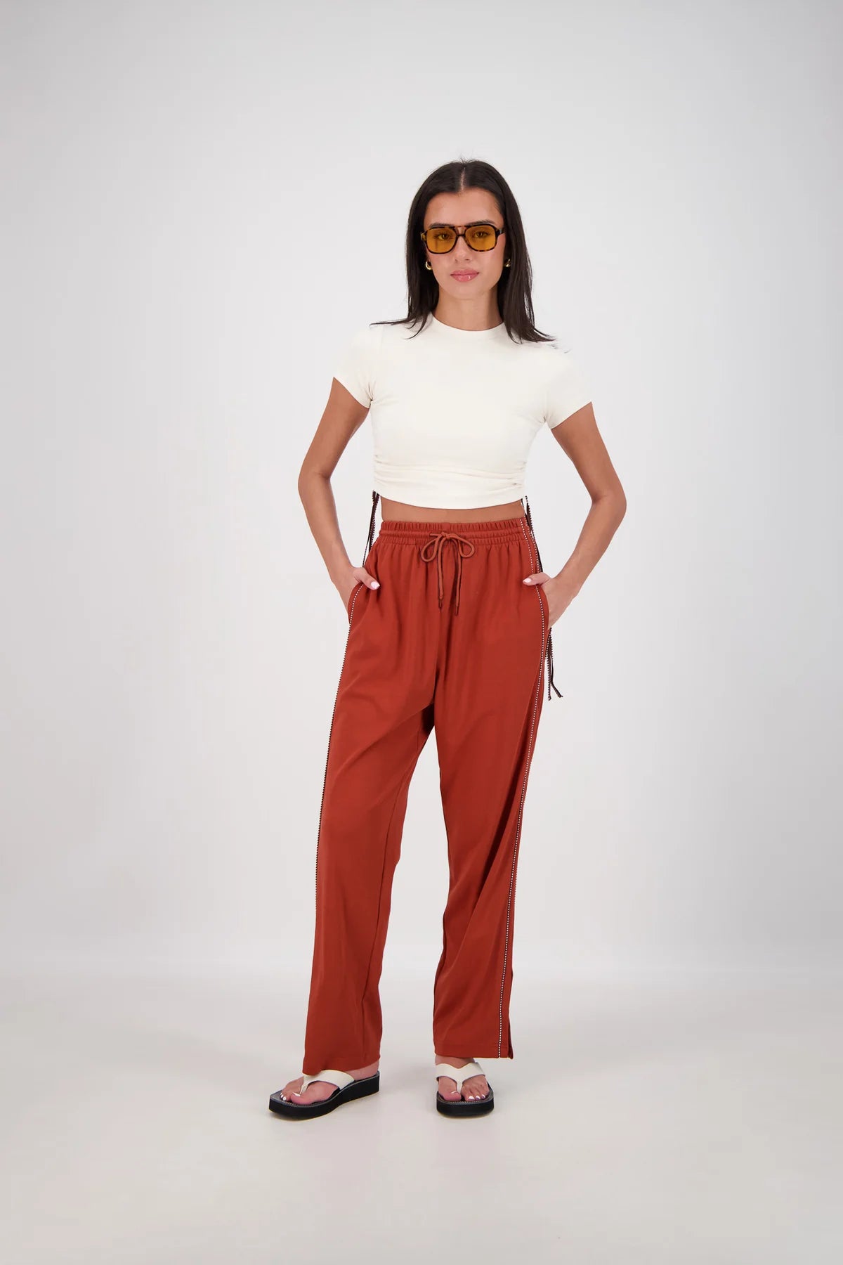 Manarola Trackpant | Tobacco