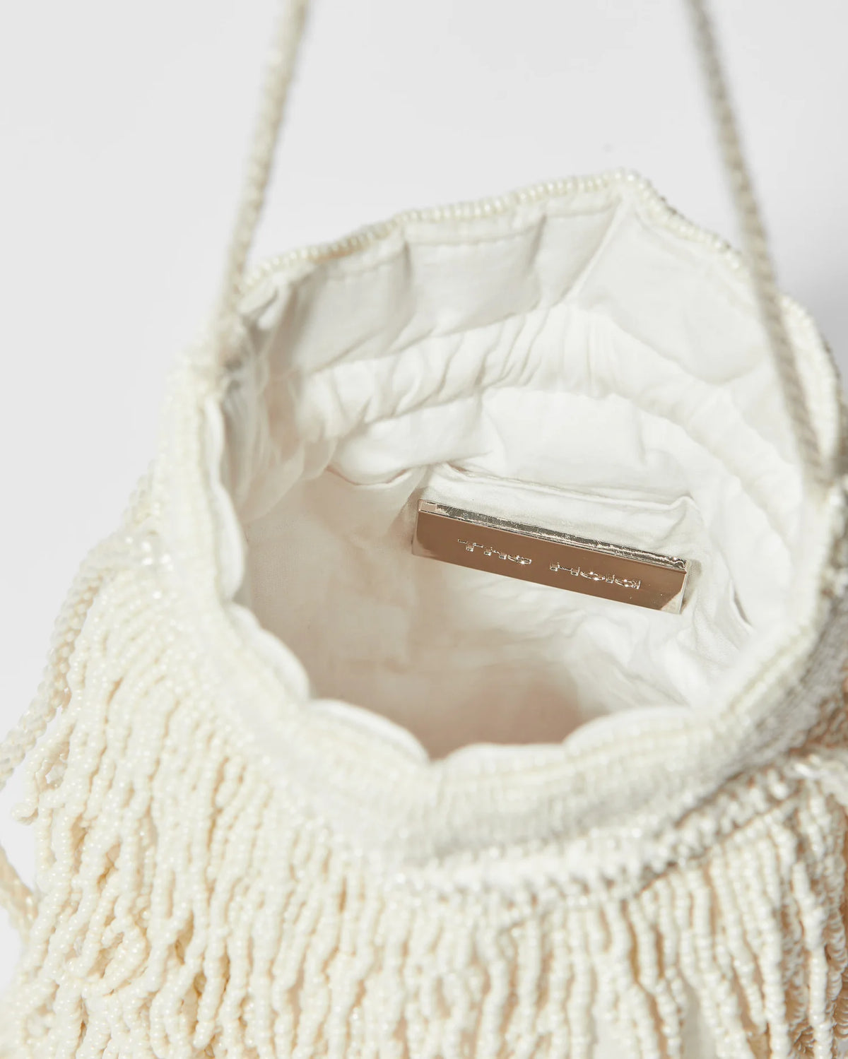 Vela Tassel Bag | Ivory