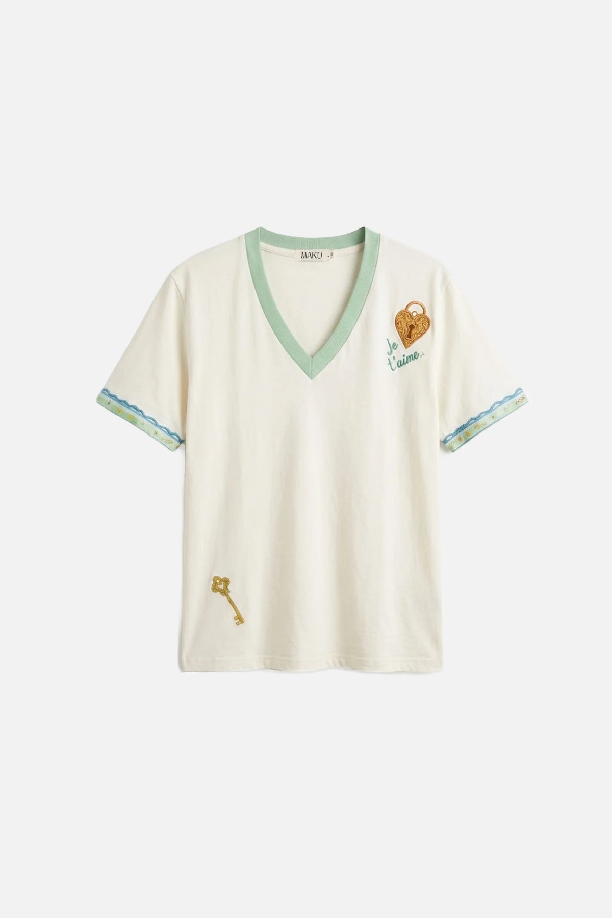 Love Lock V-Neck Tee