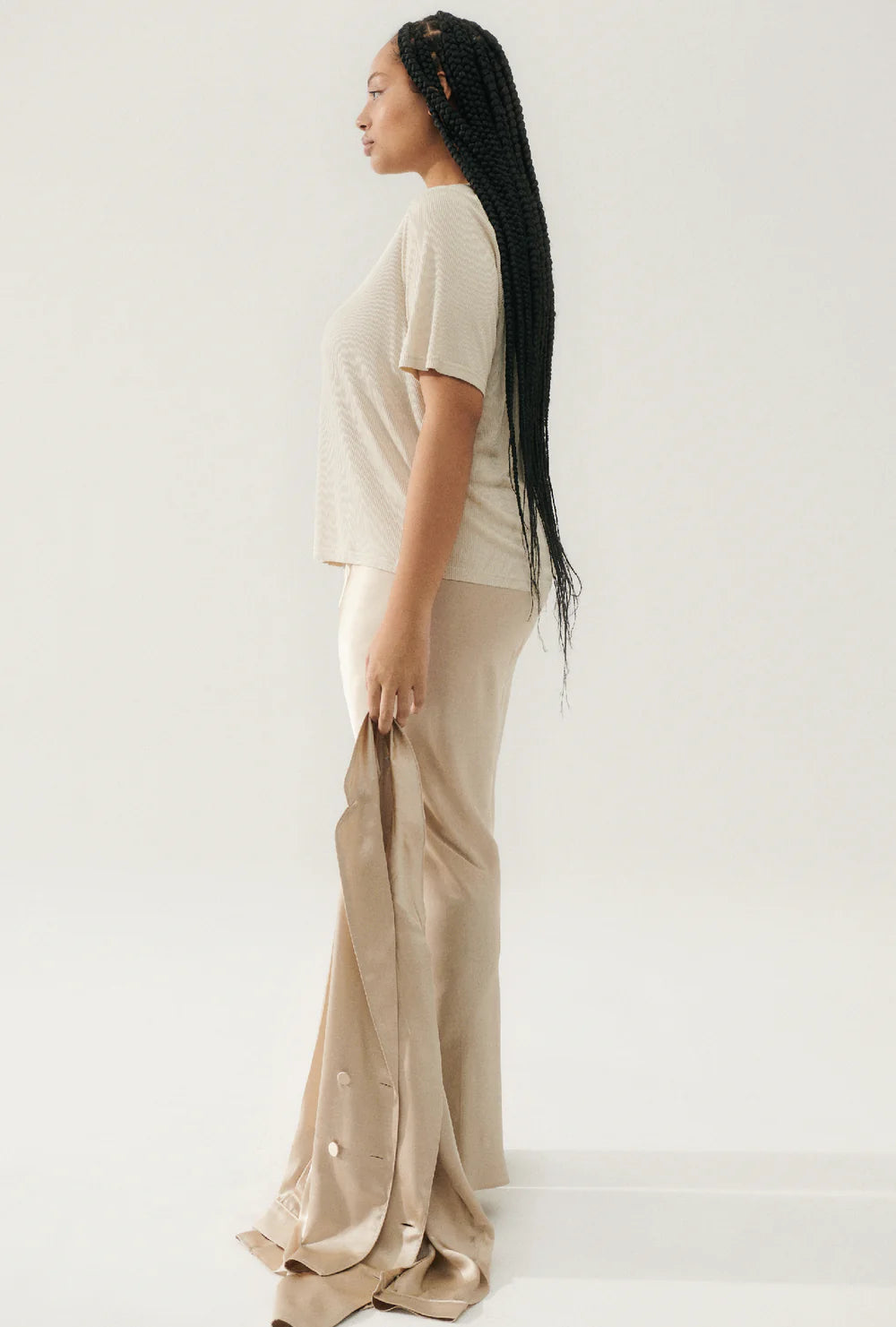Bias Cut Pant | Hazelnut