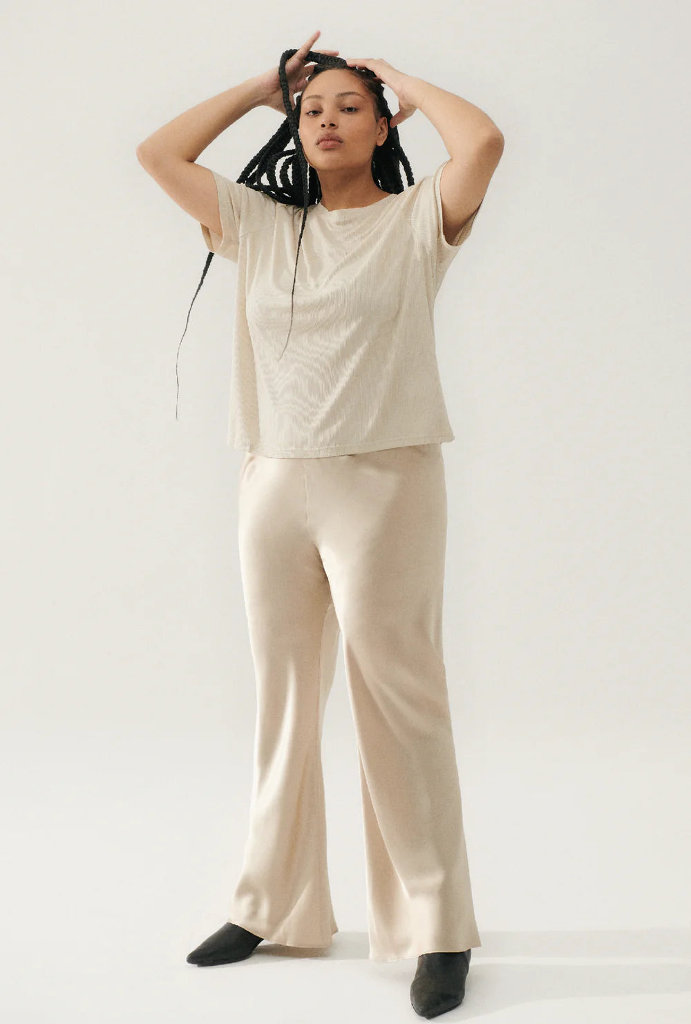 Bias Cut Pant | Hazelnut