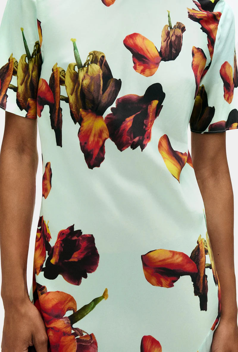 Short Sleeve Bias Dress | Tulipa Dew