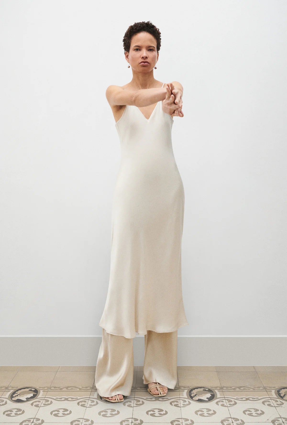 90's Slip Dress | Hazelnut