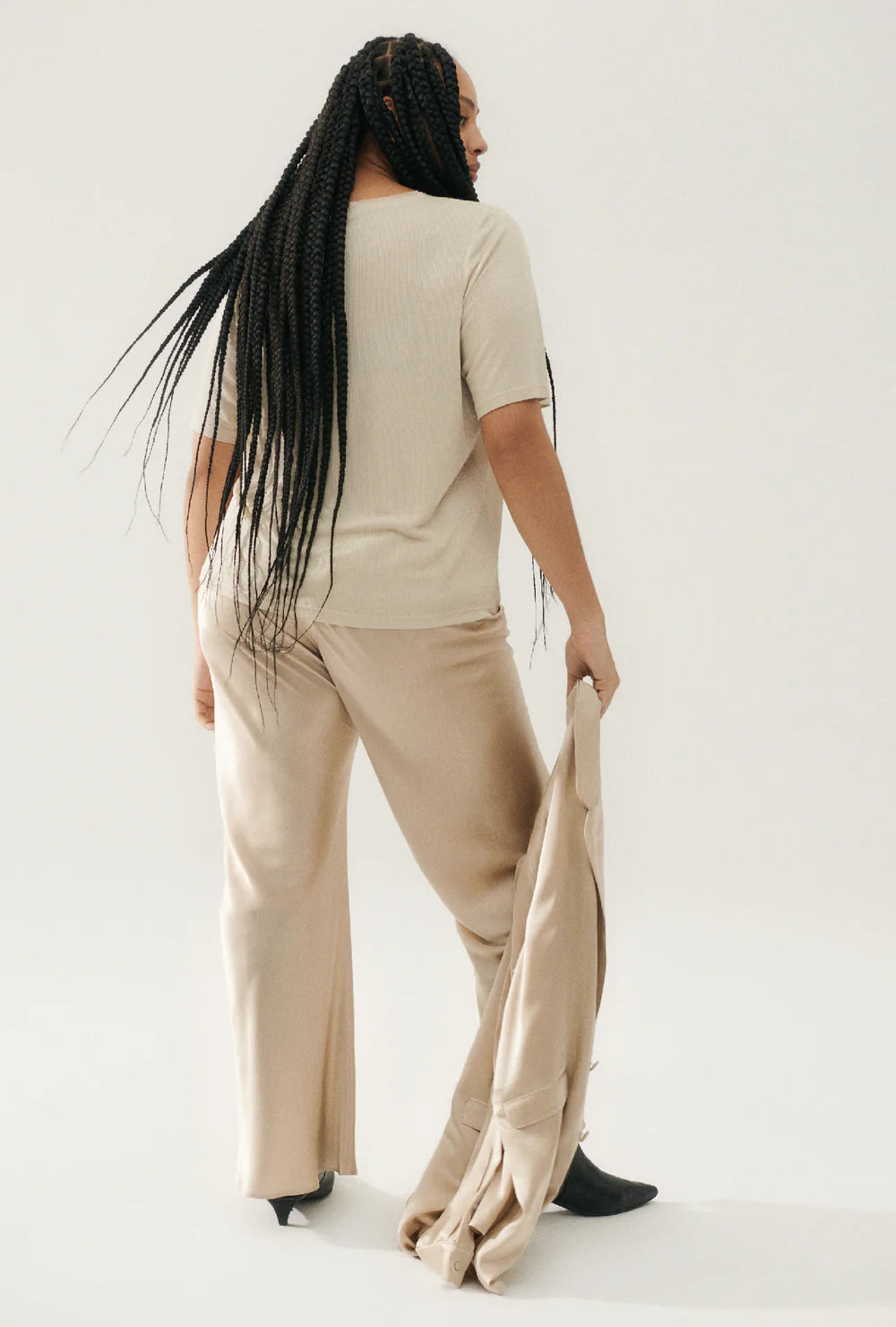 Bias Cut Pant | Hazelnut