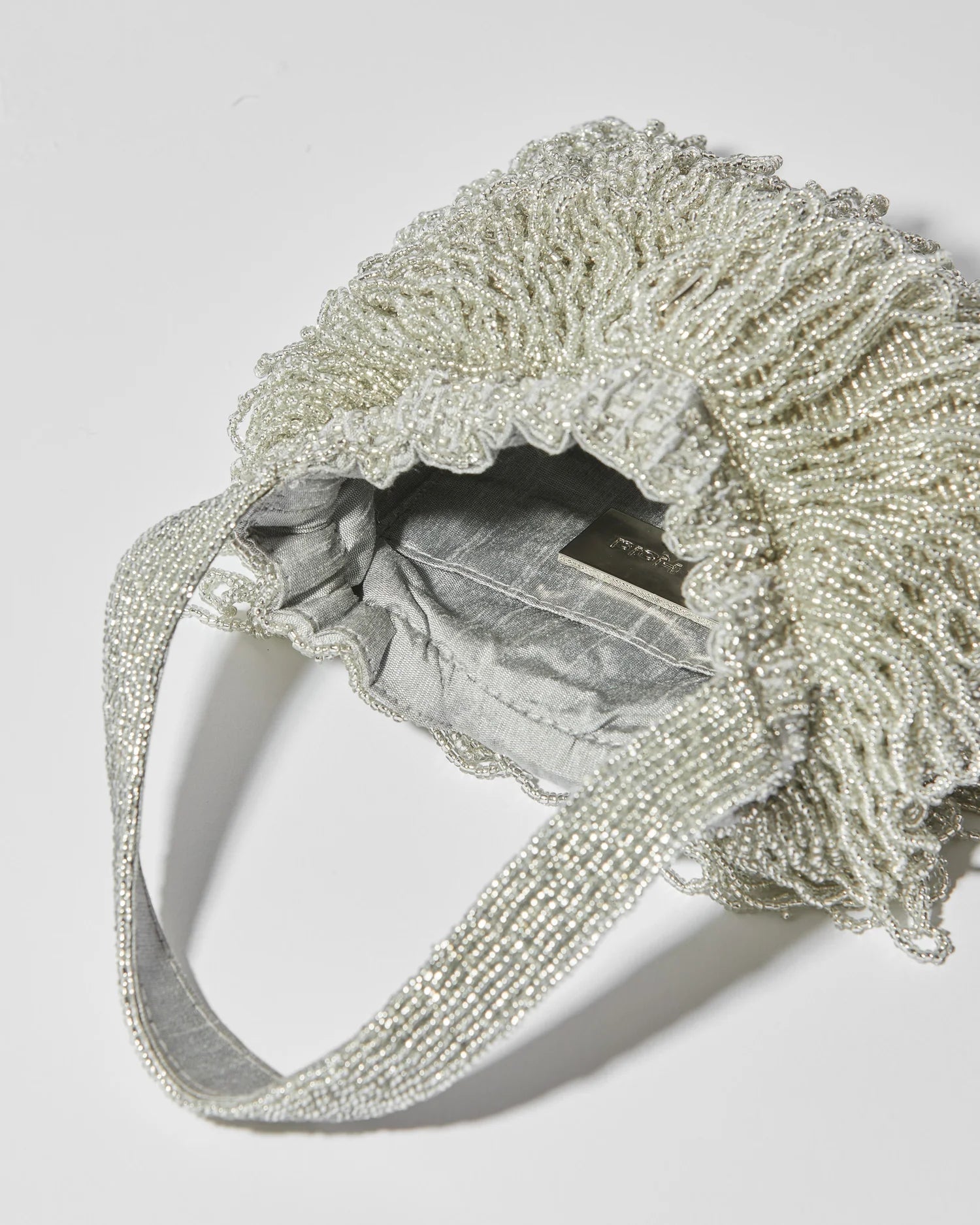 Mira Tassel Bag | Silver